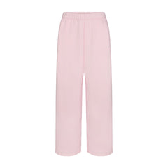 COTTON FLEECE CLASSIC STRAIGHT LEG PANT | CHERRY BLOSSOM