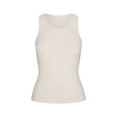 RIB SLEEP TANK | IVORY