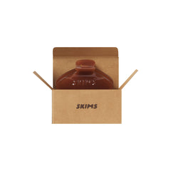 GETTING READY ACCESSORIES EMBOSSED LOGO MINI CLAW CLIP | ALMOND