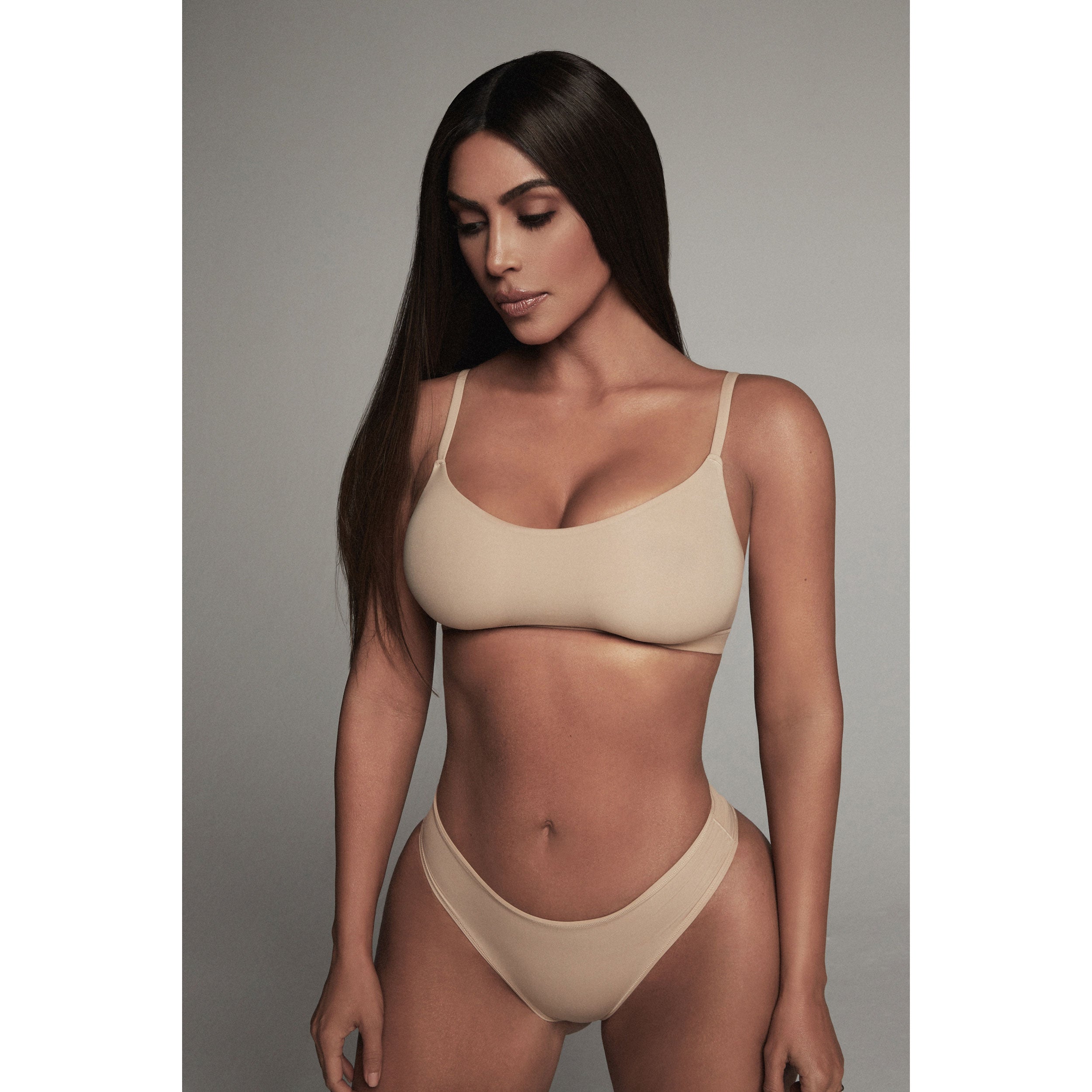 FITS EVERYBODY SCOOP BRALETTE | OCHRE