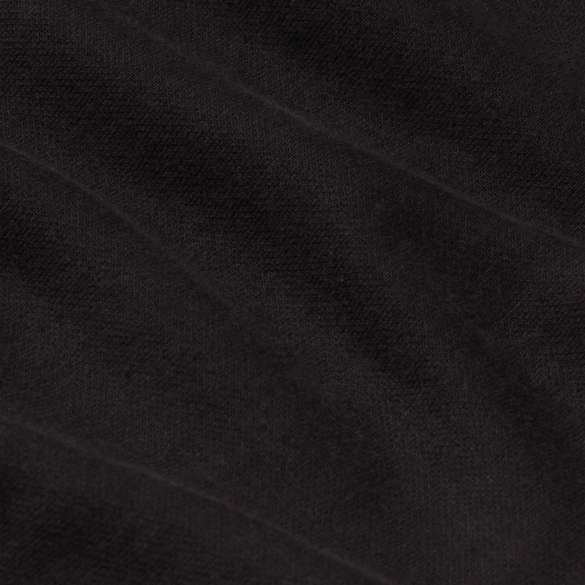 COTTON FLEECE POLO SWEATSHIRT | ONYX