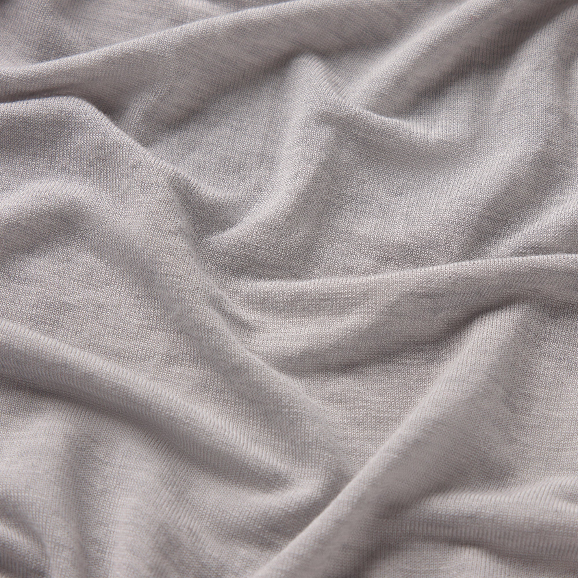 SHEER MODAL LONG T-SHIRT | HEATHER GREY