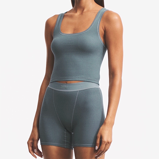 COTTON RIB TANK | SOOT